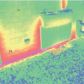 komsol controll topseal Thermografie Untersuchung Kalksandsteinfassade Projektbericht Thermografieuntersuchung