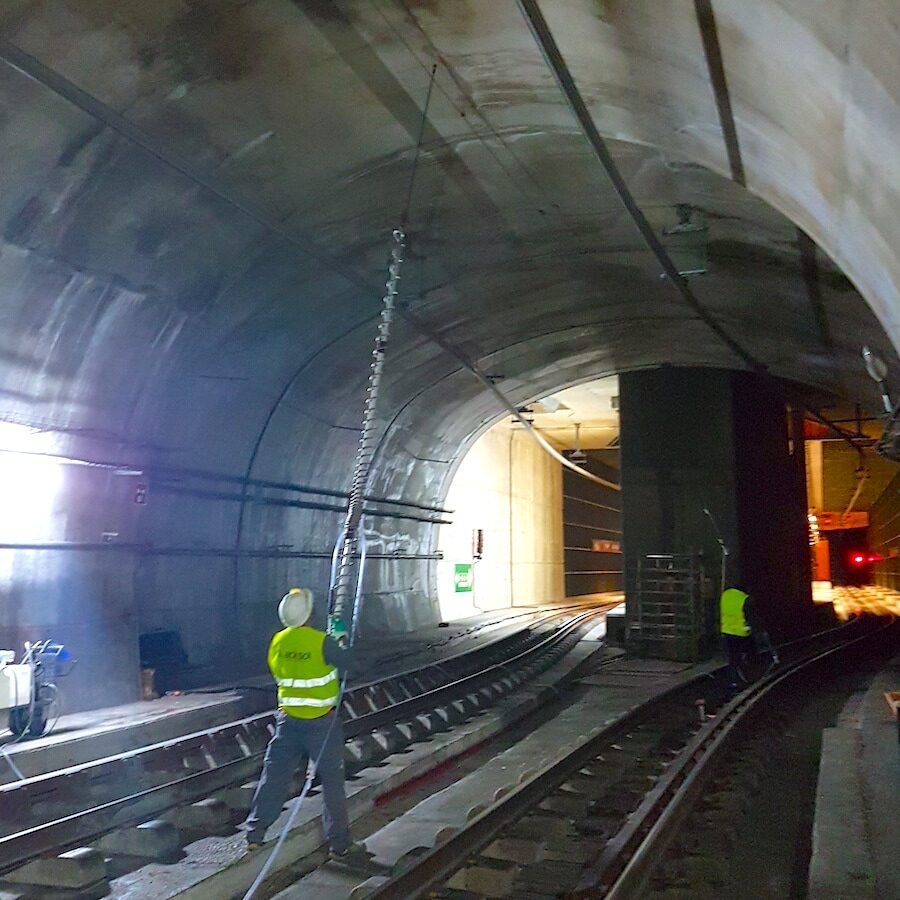 komsol tunnel beton boden decke innerseal versiegelung dauerhaft hochwertige silikate bahn schienen reparatur