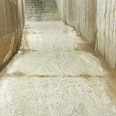 komsol tunnel beton boden decke Komsol®SEAL versiegelung dauerhaft hochwertige silikate vorher 2