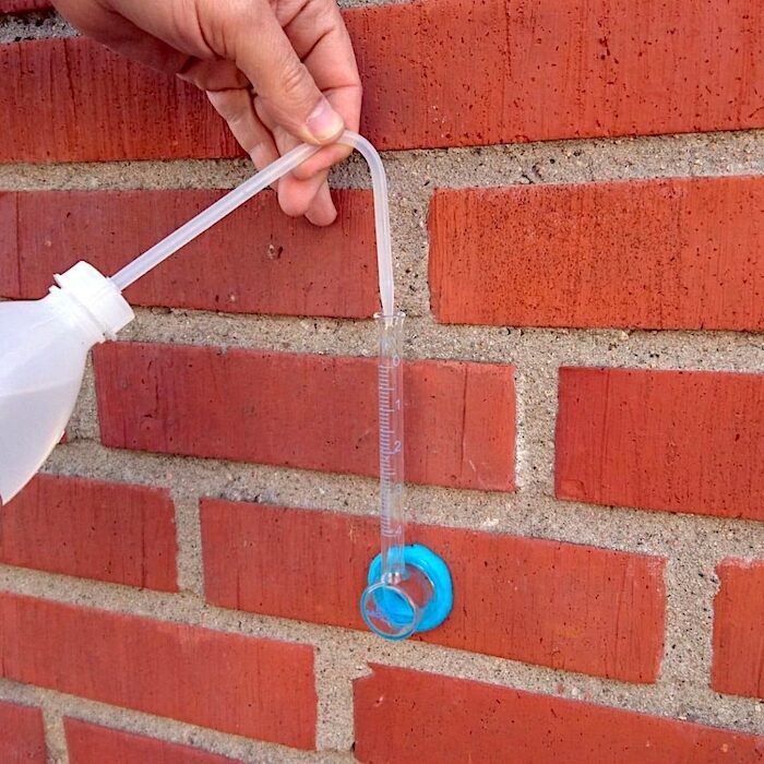 komsol Karsten Pruefung Beton Wassereindringen Karstensches Roehrchen Wassereindringpruefer Wassereindringtest Test