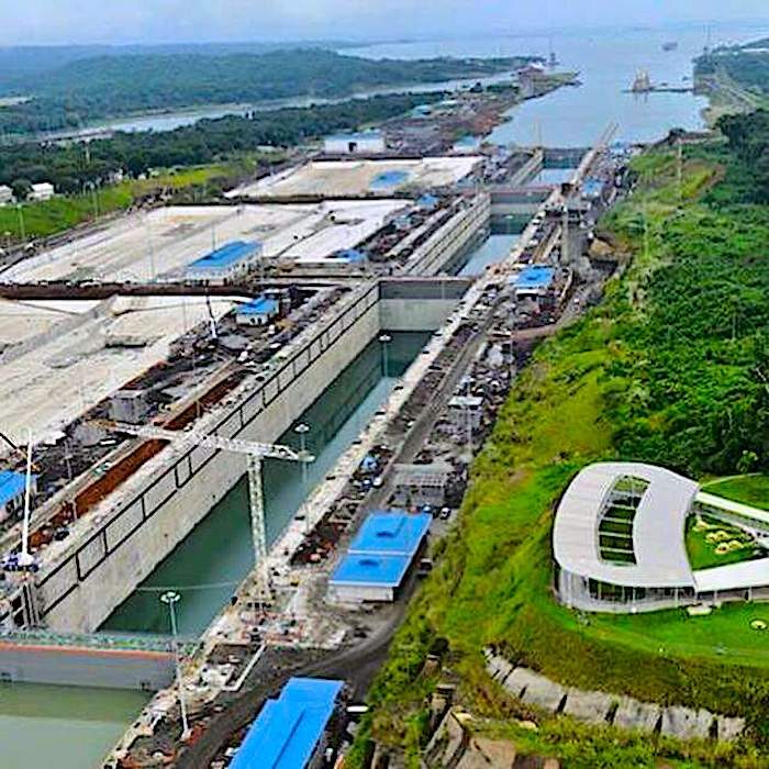 komsol Panamakanal Schleusen Kanaele Schleusenkammern Betonwaende Salzwasser Suesswasser Komsol®SEAL Schleusenwaende